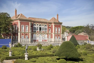 The palace seen from the gardens